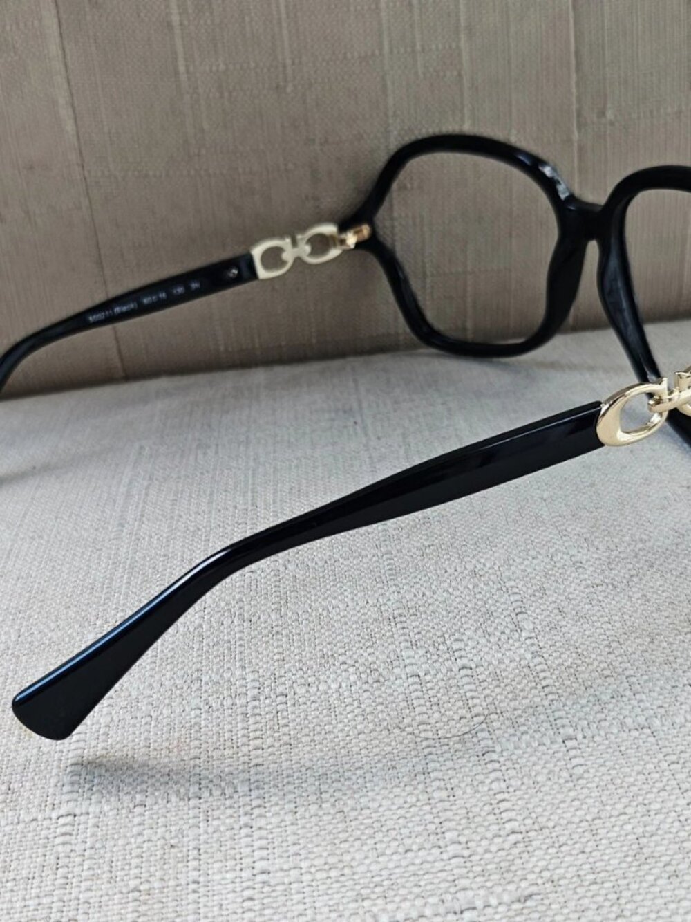 Coach Women Eyeglasses Frame Black Big Face Eyewear HC8145 L948 Glasses Frame - Picture 7 of 12